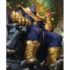 Avengers - Thanos on Throne Variant Premium Art Print by Doo-Chun & Ian MacDonald (RS)
