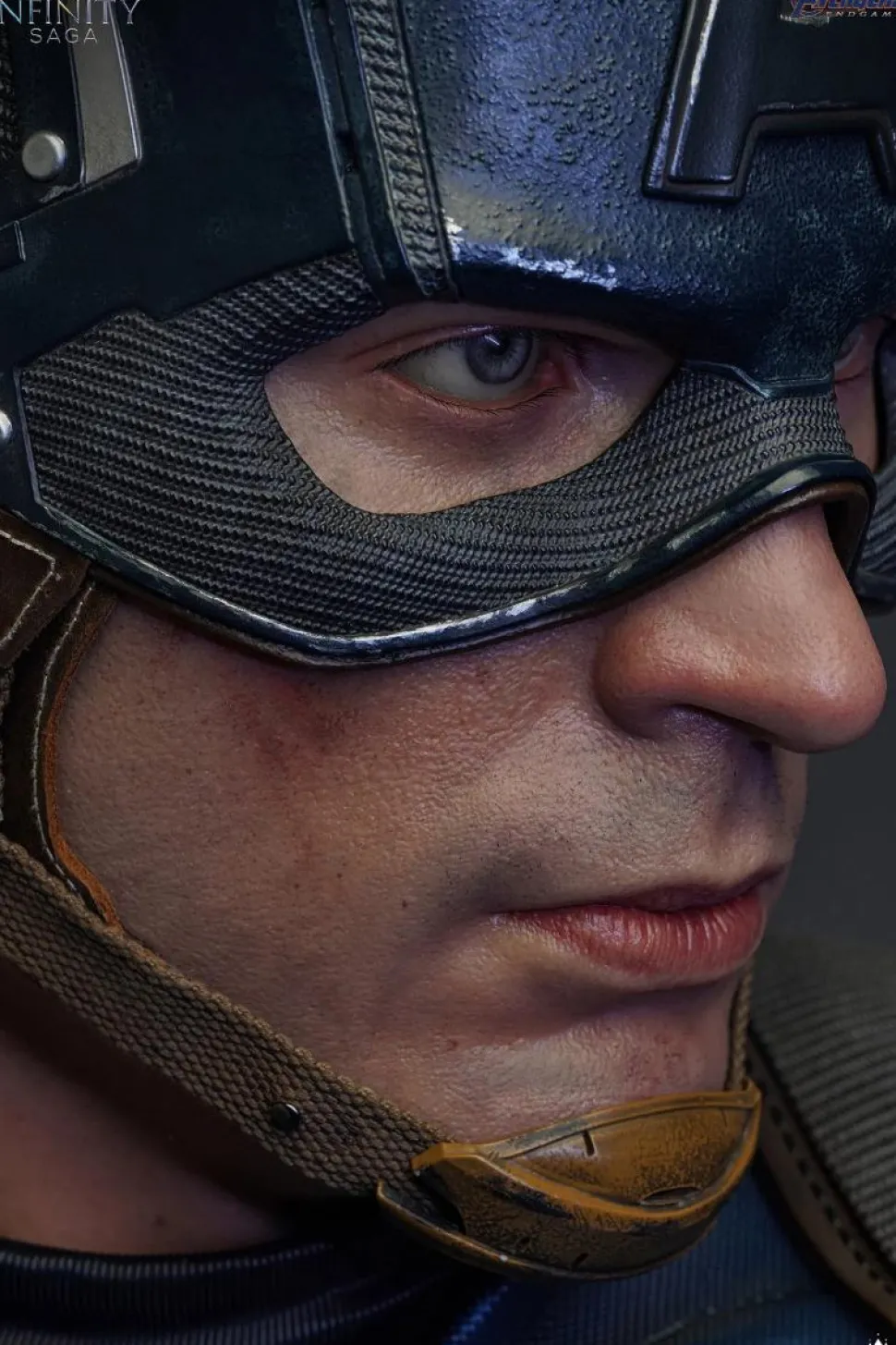 Avengers: Endgame - Captain America 1:1 Scale Life-Size Bust
