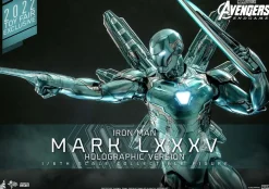 Avengers: Endgame - Iron Man Mark LXXXV (85) Holographic Version 1/6th Scale Hot Toys Action Figure (2022 Toy Fair