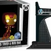 Avengers: Infinity Saga - Avengers Tower & Iron Man Glow-in-the-Dark Pop! Town Vinyl Figure