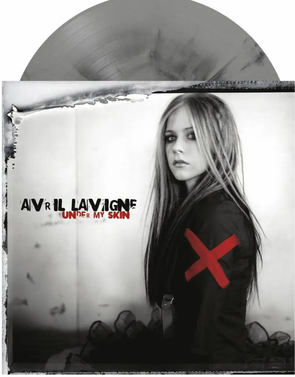 Avril Lavigne - Under My Skin LP Vinyl Record (Grey + Black Marble Vinyl)