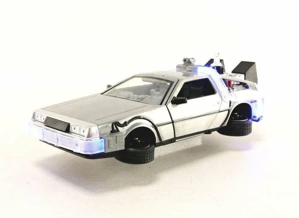 Back to the Future 2 - DeLorean Time Machine Hollywood Rides 1/24th Scale Die-Cast Vehicle