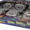 Back to the Future - DeLorean 1/24th Die-Cast Trilogy (Set of 3)