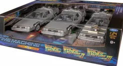 Back to the Future - DeLorean 1/24th Die-Cast Trilogy (Set of 3)