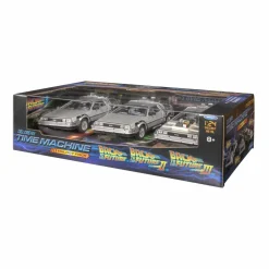 Back to the Future - DeLorean 1/24th Die-Cast Trilogy (Set of 3)