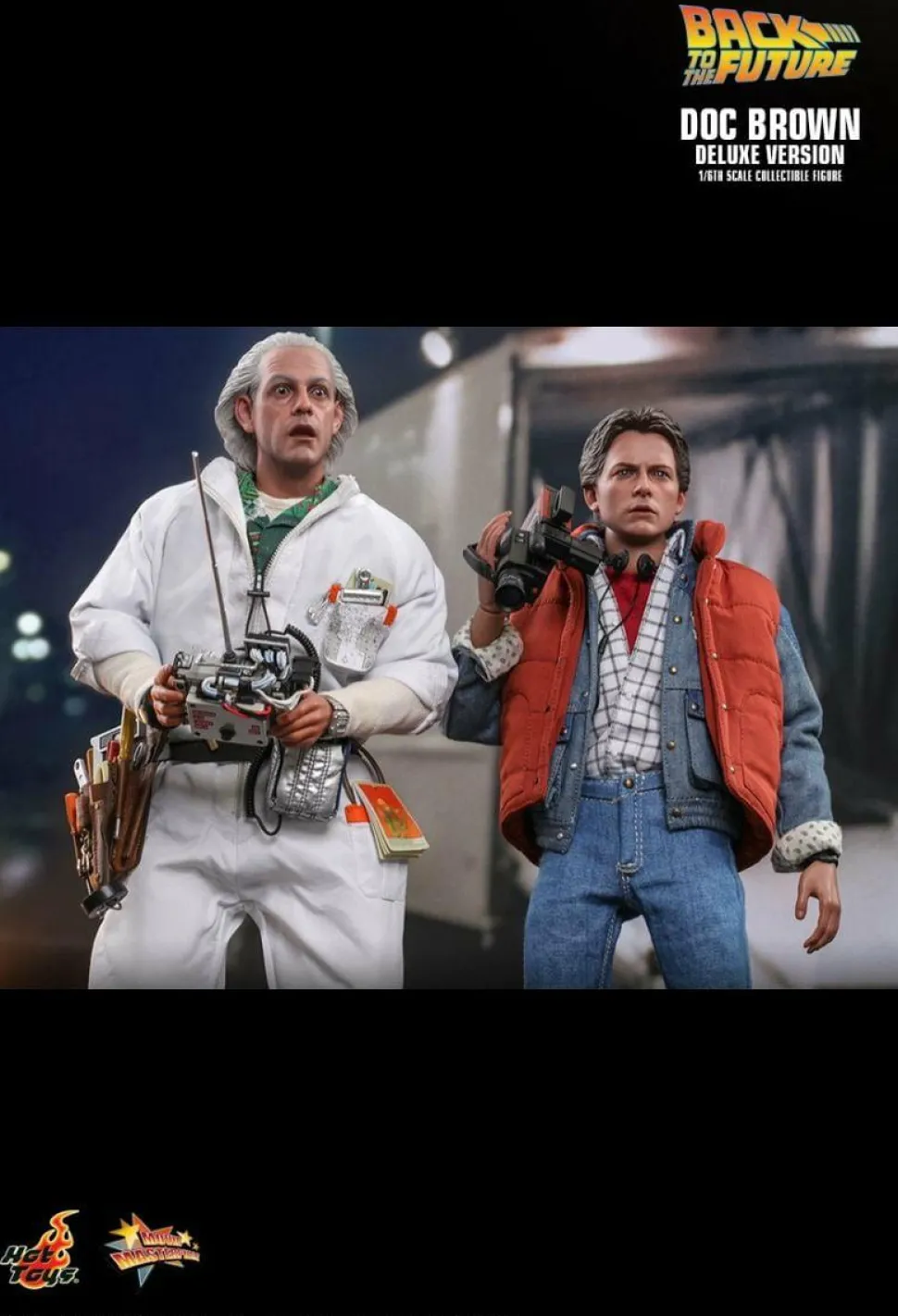 Back to the Future - Doc Brown Deluxe 1/6th Scale Hot Toys Action Figure