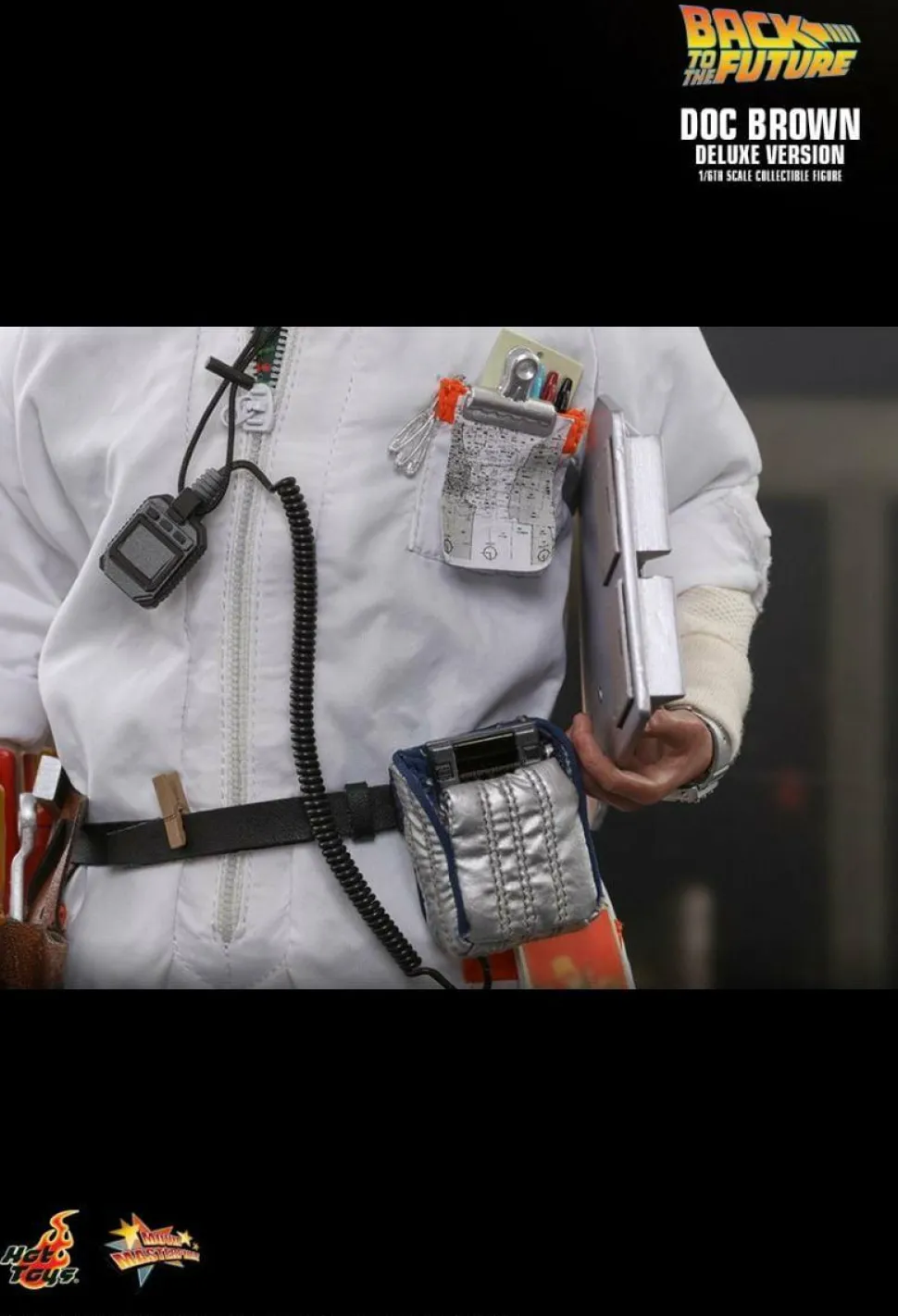 Back to the Future - Doc Brown Deluxe 1/6th Scale Hot Toys Action Figure