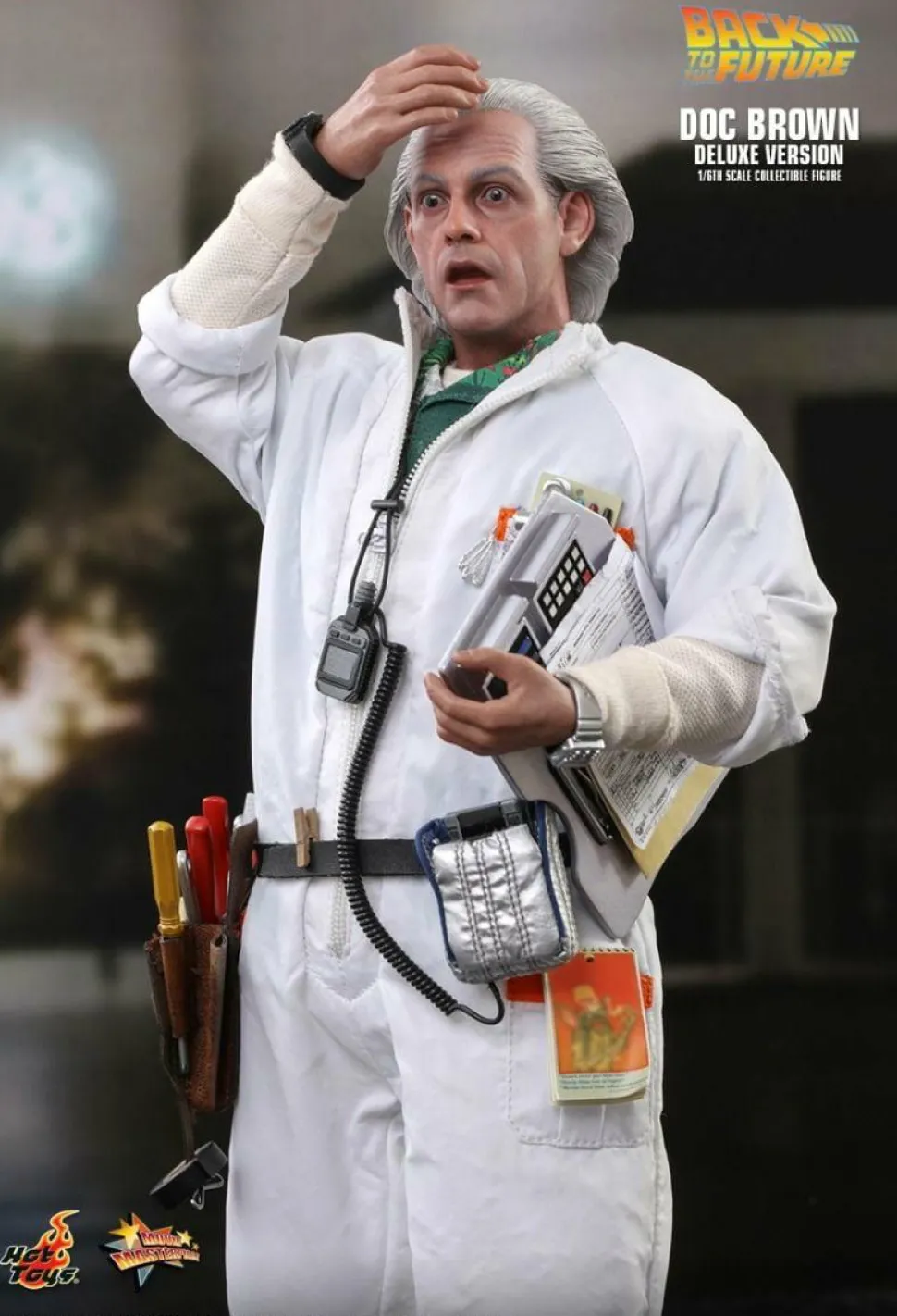 Back to the Future - Doc Brown Deluxe 1/6th Scale Hot Toys Action Figure