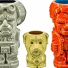 Back to the Future - Doc Brown, Marty McFly & Einstein Geeki Tikis Mug 3-Pack