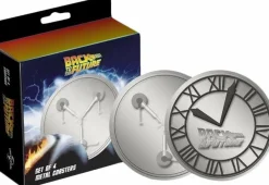 Back to the Future - Embossed Metal Coasters 4-Pack