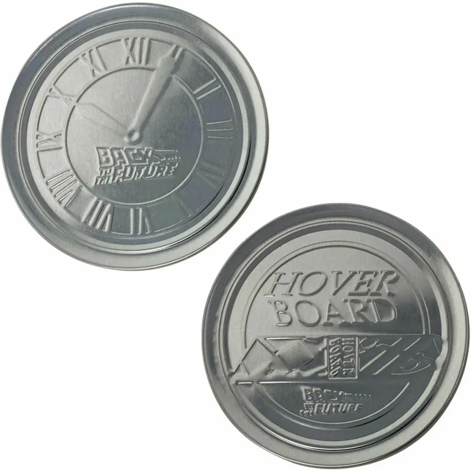 Back to the Future - Embossed Metal Coasters 4-Pack