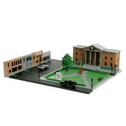 Back to the Future - Hill Valley Courthouse Nano Scene 1.65" Scale Die-Cast Vehicle Diorama Playset