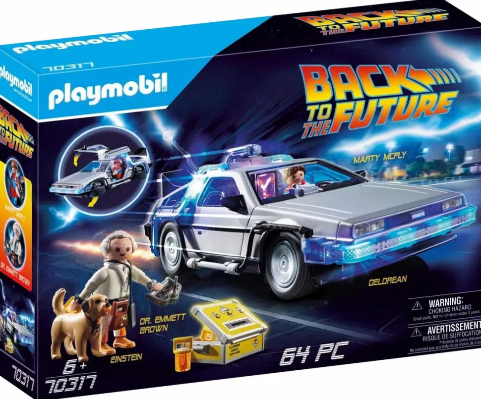 Back to the Future - Playmobil DeLorean Time Machine Playset (70317)