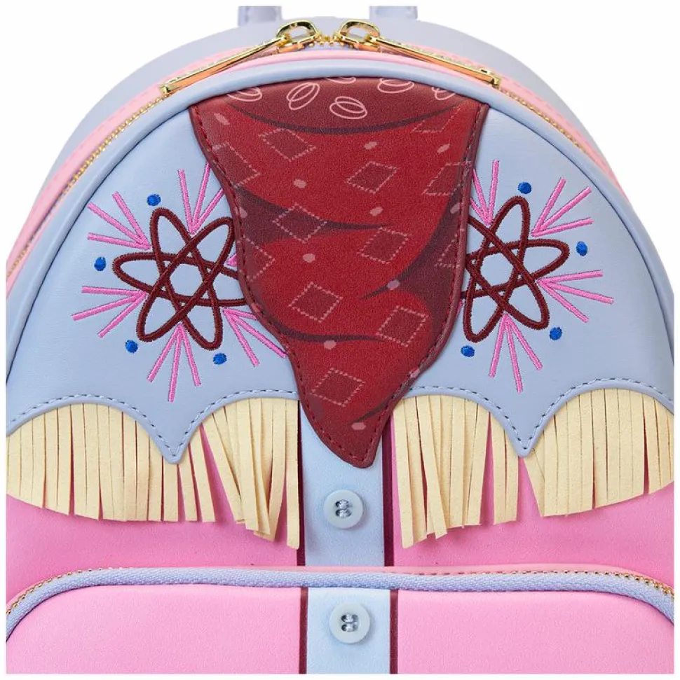 Back to the Future - 40th Anniversary Marty McFly Western Cosplay 10" Faux Leather Mini Backpack
