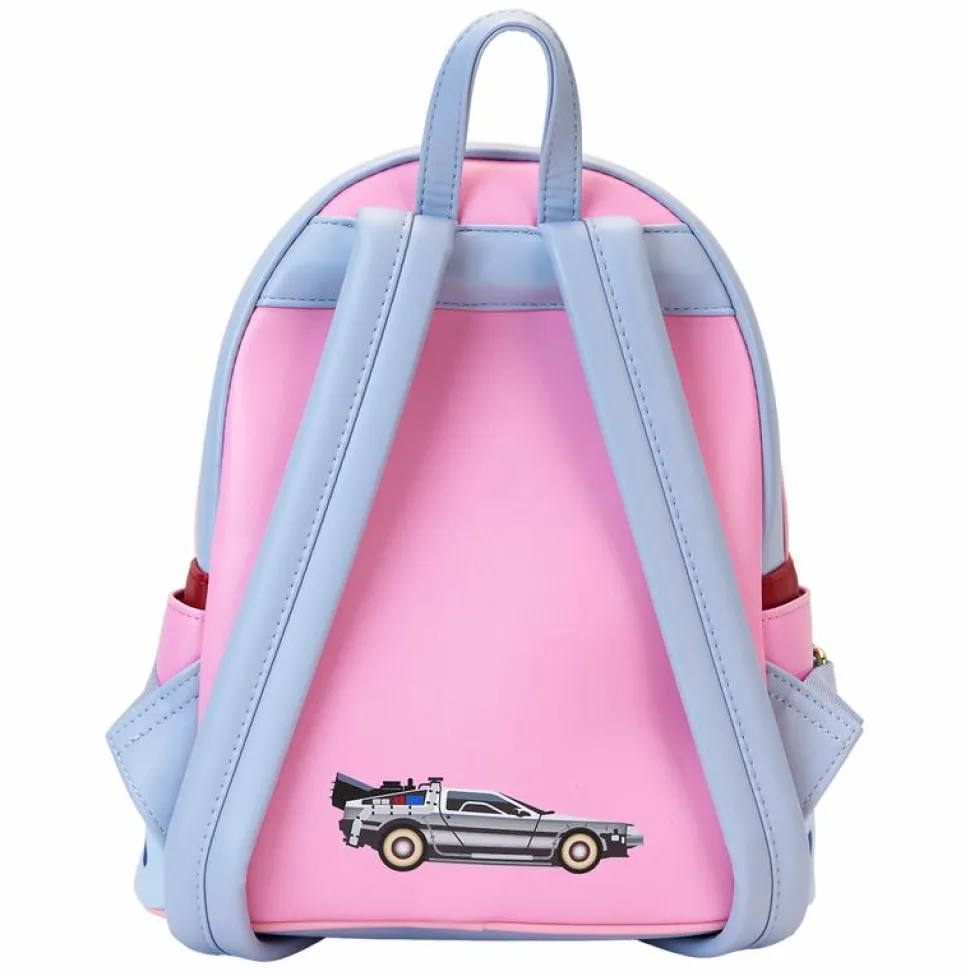 Back to the Future - 40th Anniversary Marty McFly Western Cosplay 10" Faux Leather Mini Backpack