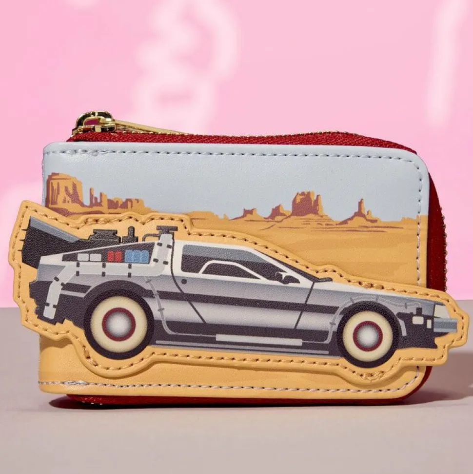 Back to the Future - 40th Anniversary DeLorean 3" Faux Leather Accordion Wallet