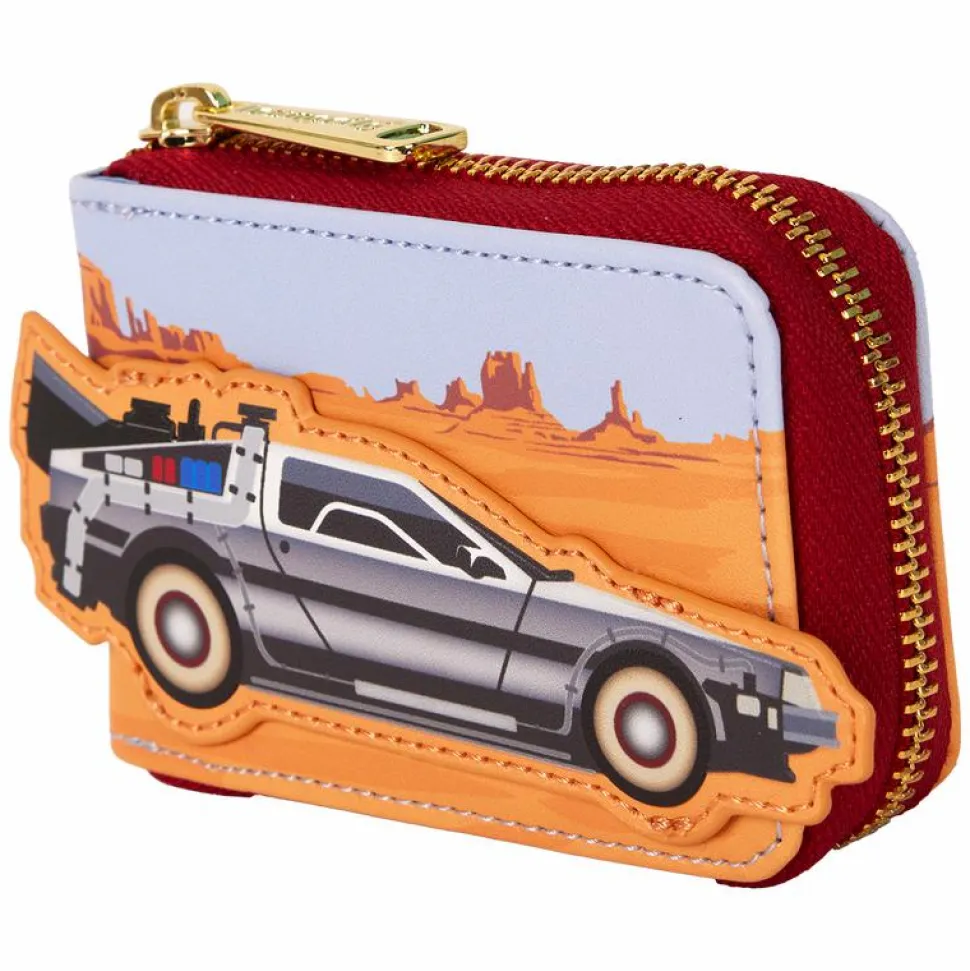 Back to the Future - 40th Anniversary DeLorean 3" Faux Leather Accordion Wallet