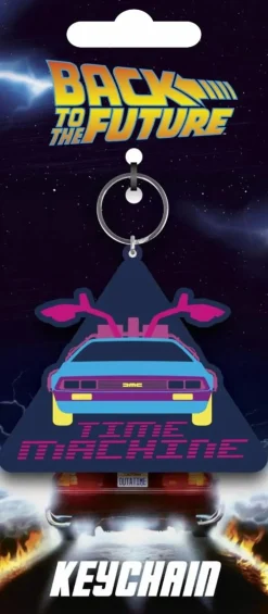Back to the Future - Time Machine Rubber Keychain