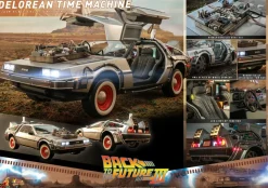 Back to the Future Part III - DeLorean Time Machine 1/6th Scale Hot Toys Action Figure Vehicle Accessory