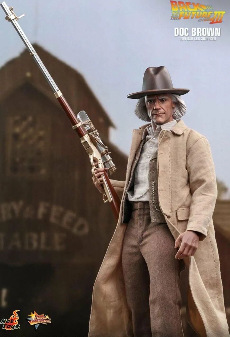 Back to the Future Part III - Doc Brown 1/6th Scale Hot Toys Action Figure