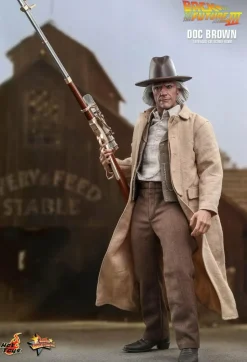 Back to the Future Part III - Doc Brown 1/6th Scale Hot Toys Action Figure