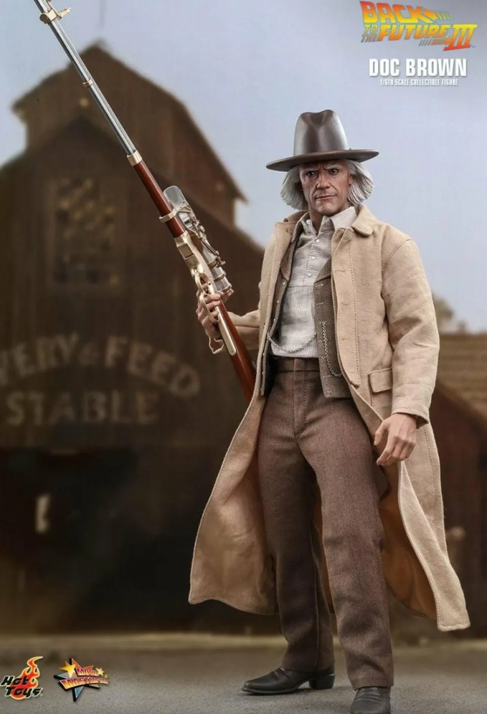 Back to the Future Part III - Doc Brown 1/6th Scale Hot Toys Action Figure