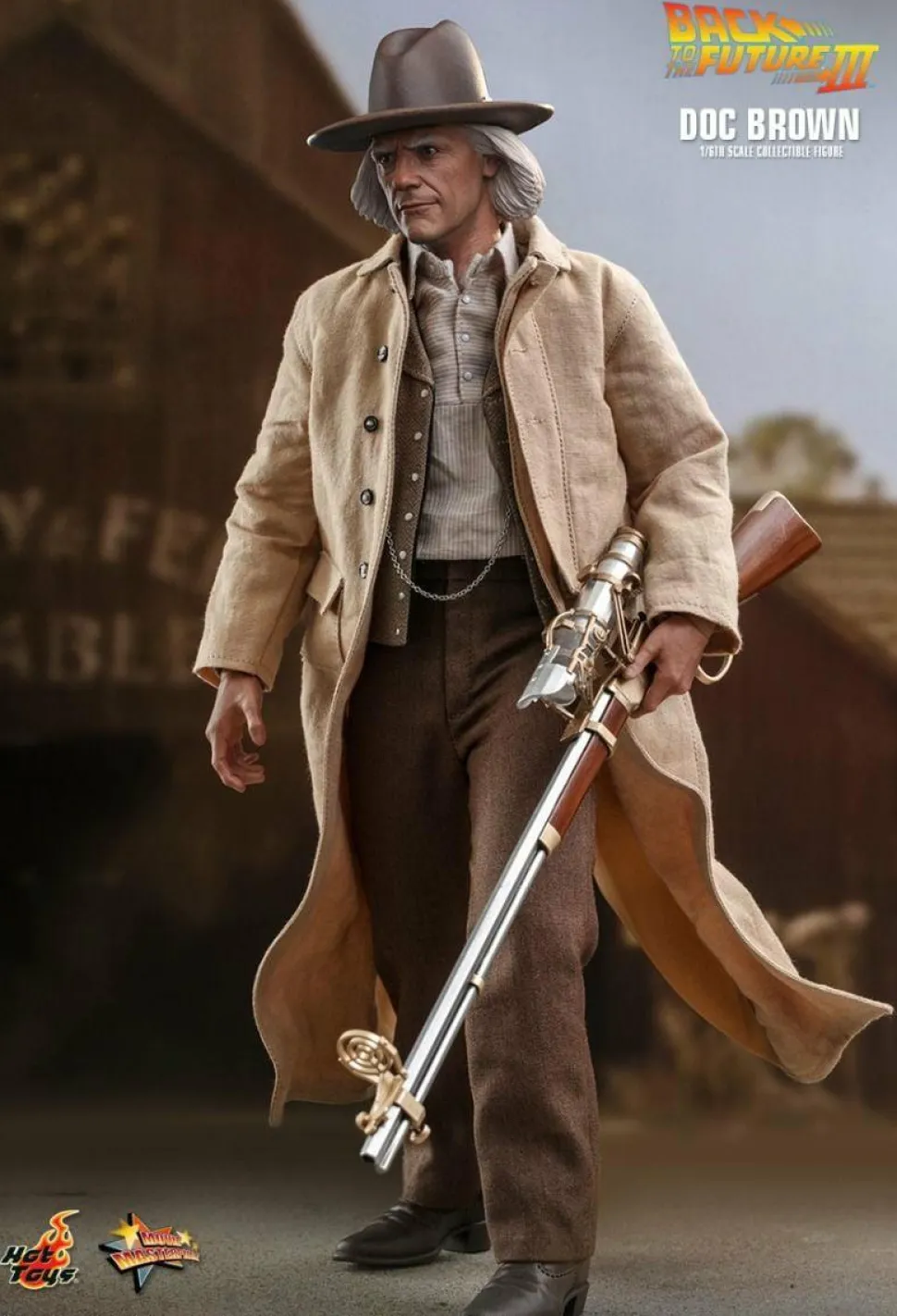 Back to the Future Part III - Doc Brown 1/6th Scale Hot Toys Action Figure