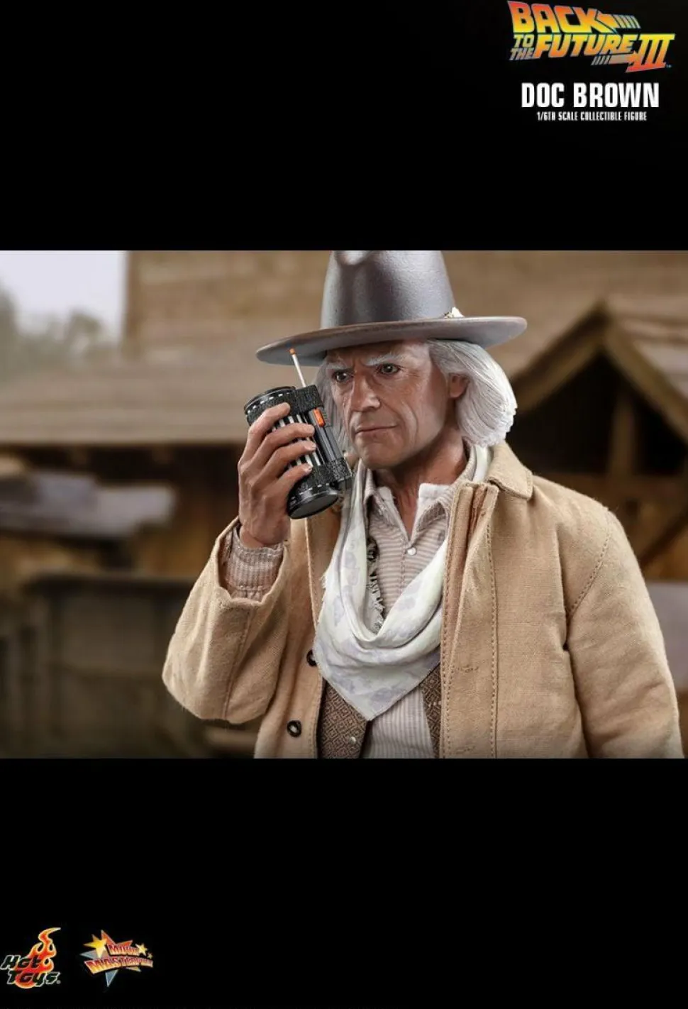 Back to the Future Part III - Doc Brown 1/6th Scale Hot Toys Action Figure