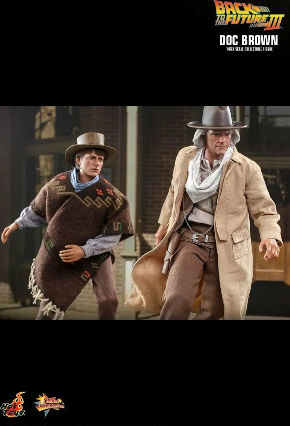 Back to the Future Part III - Doc Brown 1/6th Scale Hot Toys Action Figure