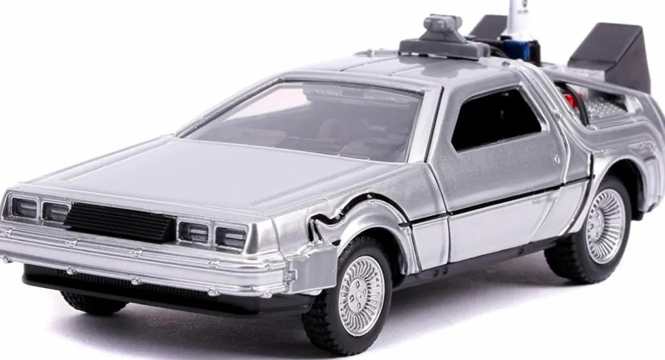 Back to the Future Part II - Delorean Time Machine Hollywood Rides 1/32 Scale Die-Cast Vehicle Replica
