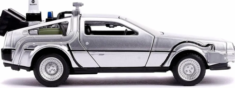 Back to the Future Part II - Delorean Time Machine Hollywood Rides 1/32 Scale Die-Cast Vehicle Replica