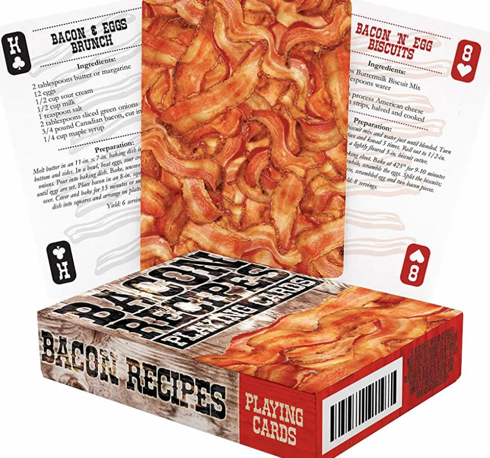 Bacon Recipes - Playing Cards