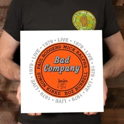 Bad Company - Live 1979 2xLP Vinyl Record (2022 Record Store Day Exclusive Orange Coloured Vinyl)