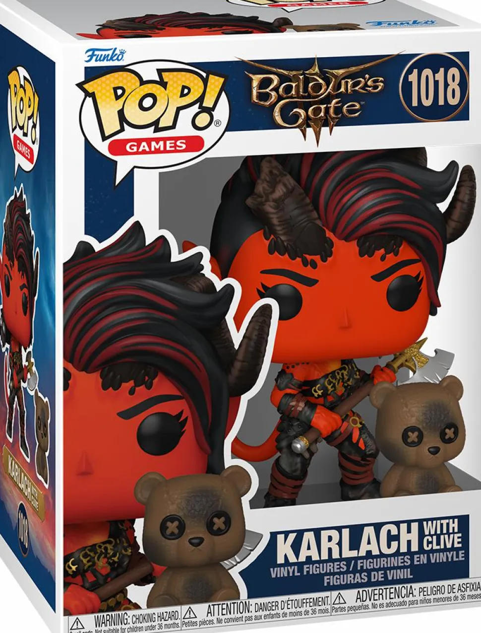 Baldur's Gate 3 - Karlach with Clive Pop! Vinyl Figure