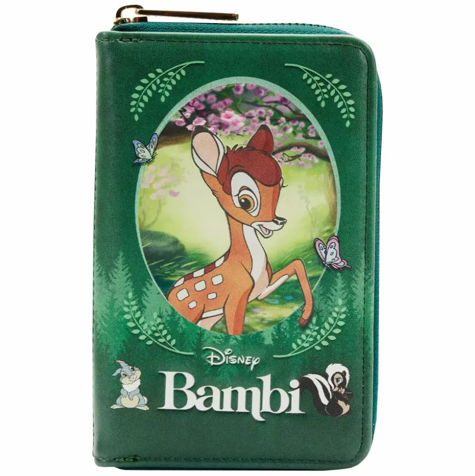 Bambi (1942) - Book 4” Faux Leather Zip-Around Wallet