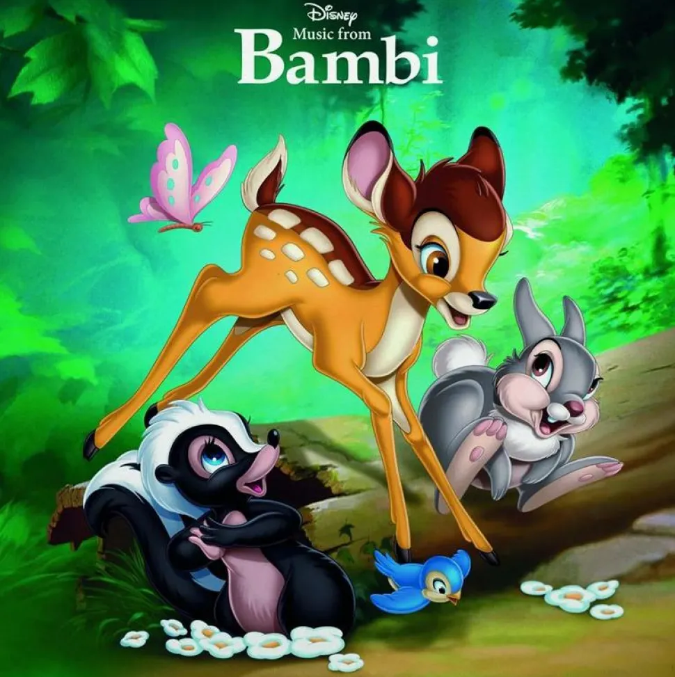 Bambi (1942) - Music From Bambi 80th Anniversary LP Vinyl Record (Transparent Green Coloured Vinyl)