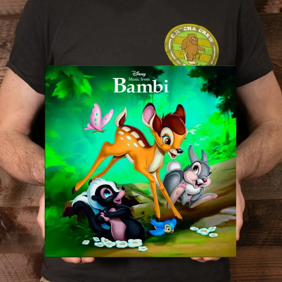Bambi (1942) - Music From Bambi 80th Anniversary LP Vinyl Record (Transparent Green Coloured Vinyl)