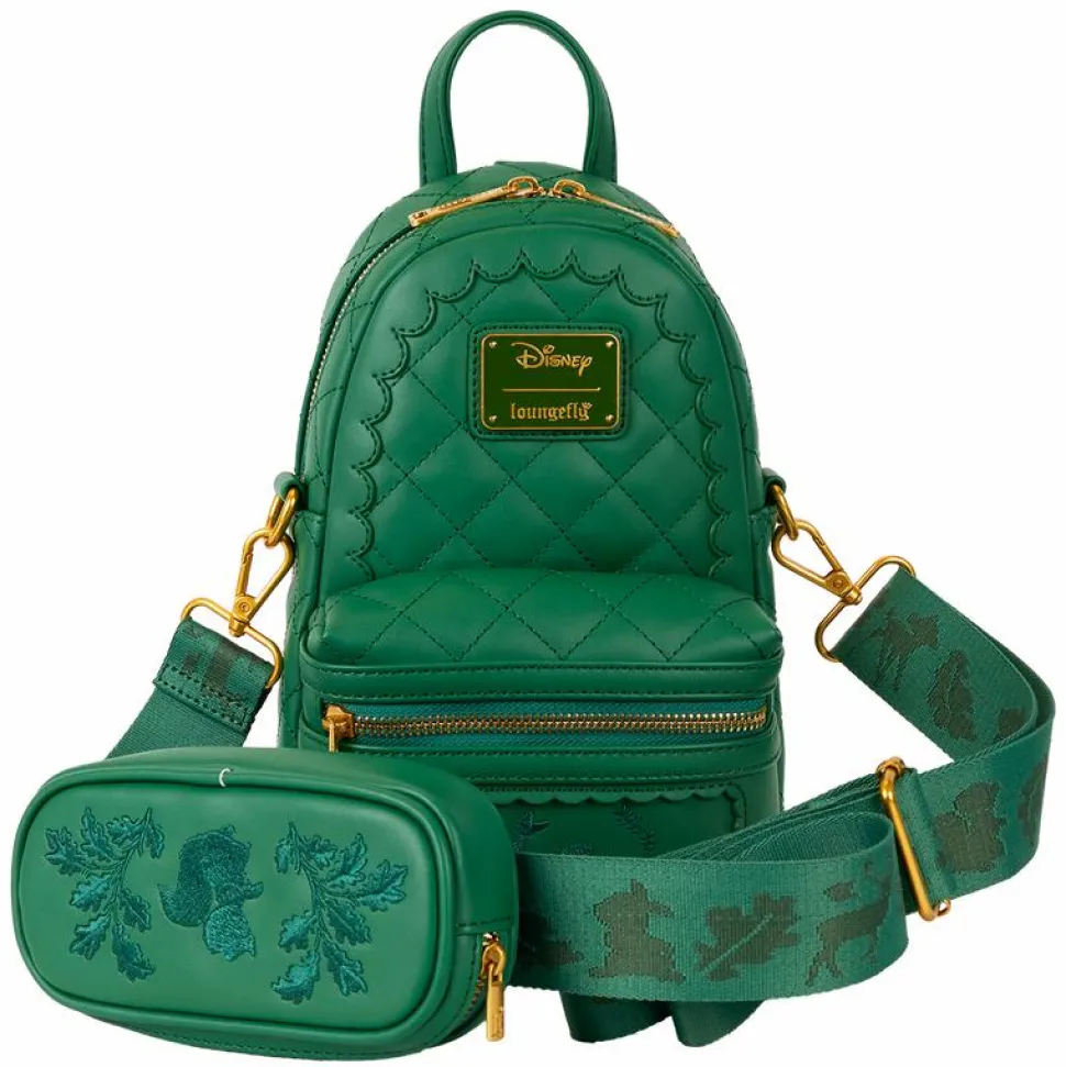 Bambi (1942) - Quilted 10" Faux Leather Convertible Sling Bag
