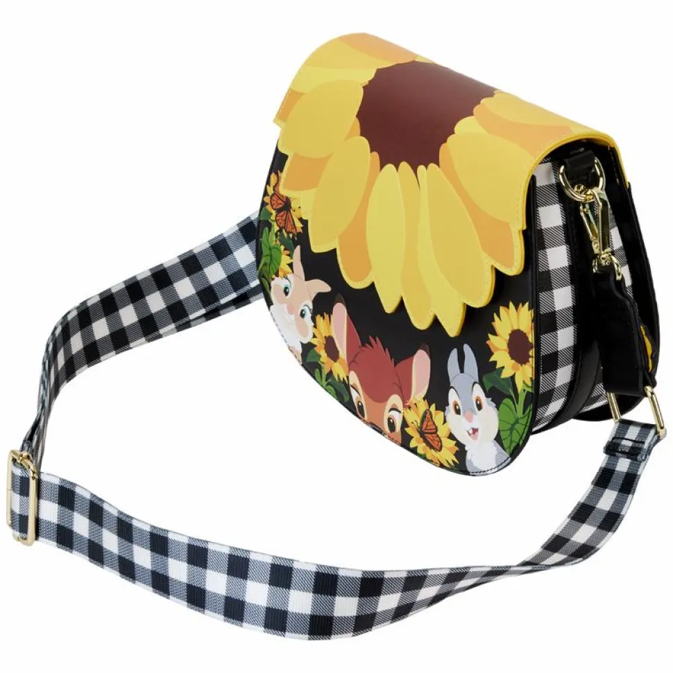 Bambi (1942) - Sunflower Friends 8" Faux Leather Crossbody Bag