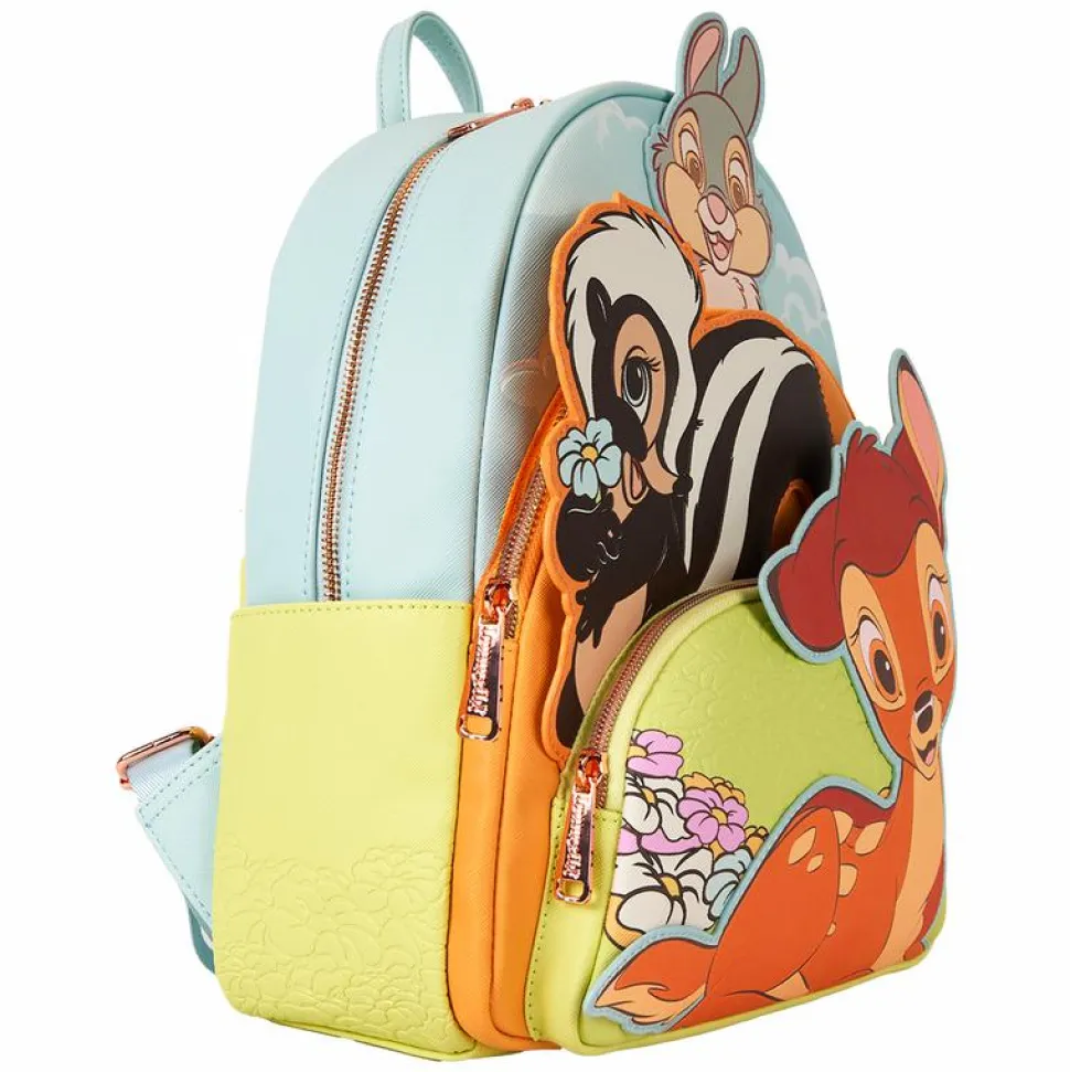 Bambi (1942) - Triple Pocket 13" Faux Leather Mini Backpack