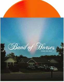 Band Of Horses - Things Are Great LP Vinyl Record (Indie Exclusive Transparent “Rust” Orange Coloured Vinyl)