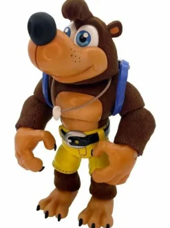 Banjo-Kazooie - Banjo + Kazooie Flocked 7" Action Figure 2-Pack