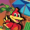 Banjo-Kazooie - Kazooie FiGGYZ Pixel Art 4.3" PVC Magnet