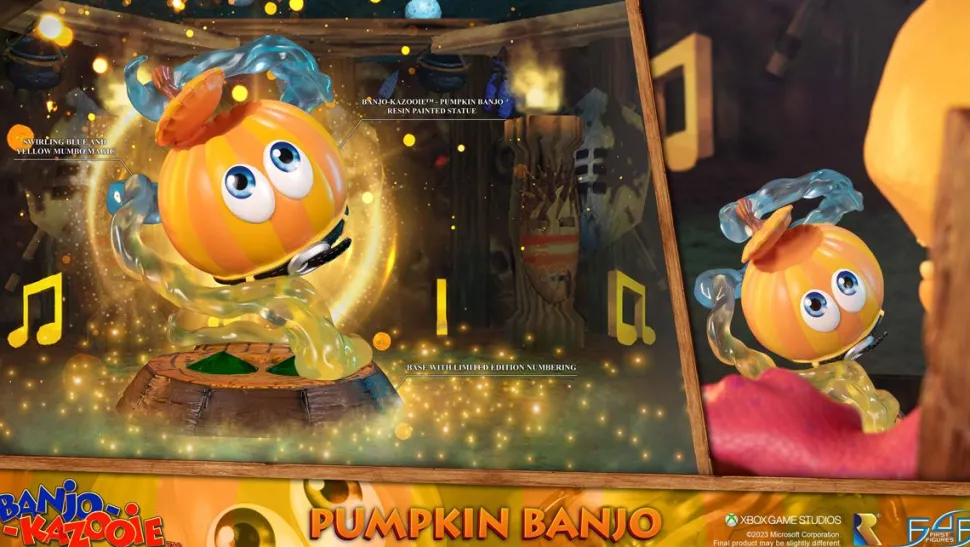 Banjo-Kazooie - Pumpkin Banjo 8" Statue