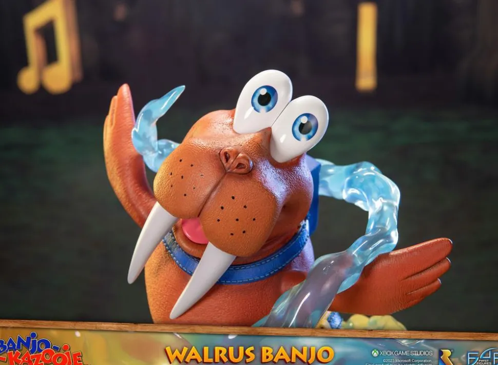Banjo-Kazooie - Walrus Banjo 9" Statue