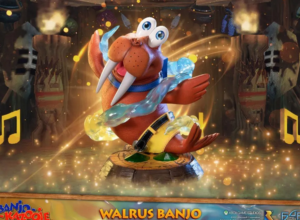 Banjo-Kazooie - Walrus Banjo 9" Statue
