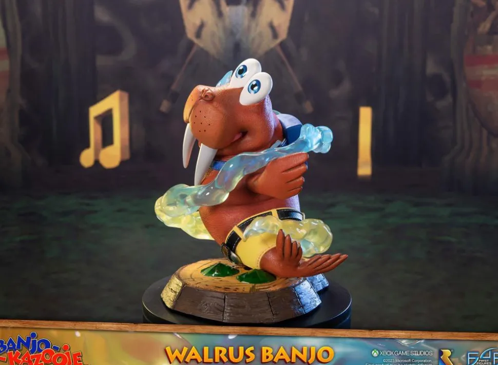 Banjo-Kazooie - Walrus Banjo 9" Statue