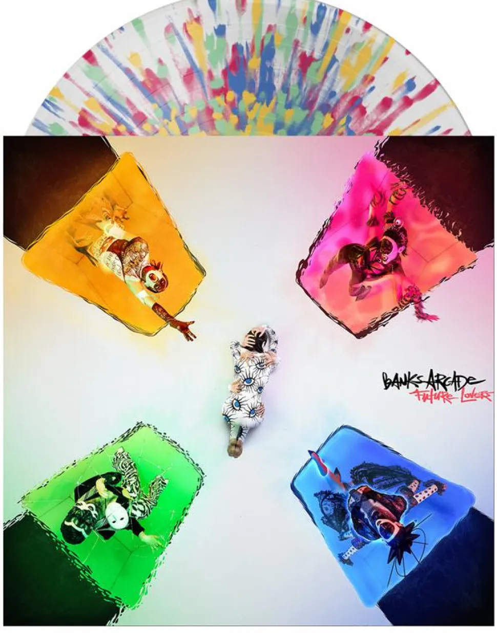 Banks Arcade - Future Lovers LP Vinyl Record (Multi-Colour Splatter Coloured Vinyl)