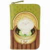 Bao - Bamboo Steamer Basket 4" Faux Leather Zip-Around Wallet