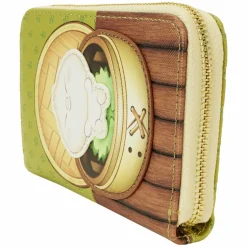 Bao - Bamboo Steamer Basket 4" Faux Leather Zip-Around Wallet